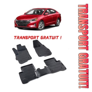 Hyundai Elantra VI 2015-2020 Set 4 covorase auto din cauciuc tip tavita premium line 3D - Transport Gratuit!