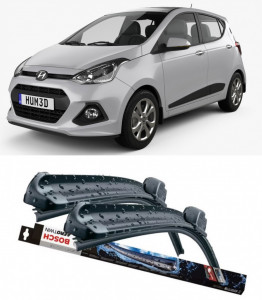 Hyundai I10 Set 2 stergatoare parbriz Bosch Bosch Aerotwin compatibile cu Hyundai I10 2019 (60 cm / 40 cm) accesorii pentru autoturismul tau - masina v133318