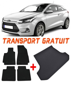 Hyundai I20 Set Covorase + tavita portbagaj auto Hyundai I20 III fabricatie 10.2020 - prezent, caroserie hatchback, fara portbagaj intermediar accesorii pentru autoturismul tau - masina v2152