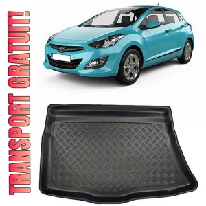 Hyundai I30 Hatchback din 02.2012 - 04.2017 (Fara Spatiu Suplimentar De Depozitare) *1 , Tavita Pentru Portbagaj Lux Premium Dedicata,