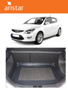 Hyundai I30 I Hatchback din 07.2007 - 01.2012, Tavita Pentru Portbagaj Lux Premium Dedicata, Roata Rezerva Normala *2 accesorii pentru autoturismul tau - masina v191191
