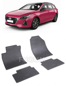 Hyundai I30 III, Combi, fabricat din 02.2020 - Prezent, set covorase auto dedicate, din cauciuc 100% Premium accesorii pentru autoturismul tau - masina v159185