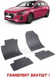 Hyundai I30 III MhEV, Combi, fabricat din 02.2020 - Prezent, set covorase auto dedicate, din cauciuc 100% Premium - Transport Gratuit accesorii pentru autoturismul tau - masina v39318