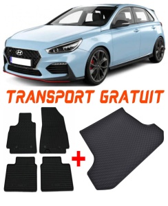 Hyundai I30 Set Covorase + tavita portbagaj auto Hyundai I30 III fabricatie 02.2017 - prezent, caroserie combi accesorii pentru autoturismul tau - masina v1832