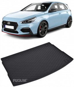 Hyundai I30 Tavita pentru portbagaj din cauciuc, compatibila Hyundai I30 III fabricatie 02.2017 - prezent, caroserie hatchback, portbagaj superior accesorii pentru autoturismul tau - masina v112355