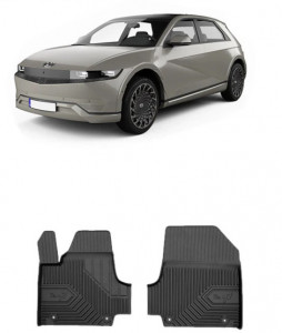 Hyundai Ioniq 5 Din 2021 - Prezent, Hatchback , Set Covorase Auto Tip Tavita Premium 3D, din cauciuc accesorii pentru autoturismul tau - masina v161765