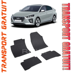 Hyundai Ioniq Hybrid, Hatchback, fabricat din 10.2016 - 06.2022, set covorase auto dedicate, din cauciuc 100% Premium - Img 1