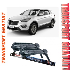 Hyundai Santa Fé III Set 2 stergatoare parbriz Bosch Aerotwin 600/475mm compatibile cu Hyundai SANTA FÉ III (DM, DMA) (2012-2015) (65 cm / 34 cm)