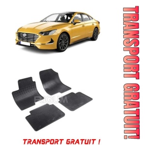 Hyundai Sonata, Sedan, fabricat din 2005 - 2009, set covorase auto dedicate, din cauciuc 100% Premium - Transport Gratuit