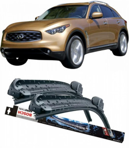 Infiniti Fx Set 2 stergatoare parbriz Bosch Bosch Aerotwin 60 cm/45 cm compatibile cu Infiniti Fx din 2008-2013 (60 cm / 45 cm) accesorii pentru autoturismul tau - masina v123650