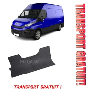 Iveco Daily IV, Van, fabricat din 2014 - Prezent, 2-3 Locuri, set covorase auto dedicate, din cauciuc 100% Premium - Transport Gratuit