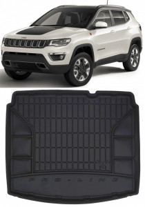 Jeep Compass II Suv din 08.2017 - Prezent, Tavita Pentru Portbagaj Lux Premium Dedicata, Portbagaj Inferior *1 accesorii pentru autoturismul tau - masina v196126