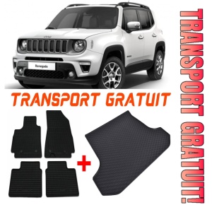 Jeep Renegade Set Covorase + tavita portbagaj auto Jeep Renegade MHEV fabricatie 2021 - prezent, caroserie suv