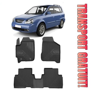 Kia Carens II Din 1999 - 2002, Van , Set Covorase Auto Tip Tavita Premium 3D, din cauciuc