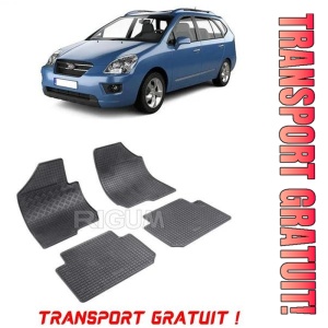Kia Carens III, Van, fabricat din 04.2013 - 08.2019, 5 Locuri, set covorase auto dedicate, din cauciuc 100% Premium - Transport Gratuit