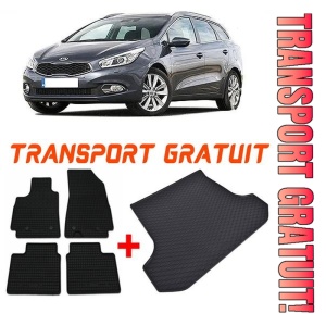 Kia Ceed III din 09.2018 - Prezent Combi *2 , Set Covorase + tavita portbagaj auto