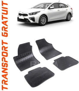 Kia Cerato I, Hatchback, fabricat din 2004 - 2009, set covorase auto dedicate, din cauciuc 100% Premium accesorii pentru autoturismul tau - masina v155478