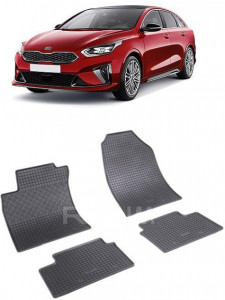 Kia Proceed III, Hatchback, fabricat din 12.2018 - Prezent, set covorase auto dedicate, din cauciuc 100% Premium accesorii pentru autoturismul tau - masina v157043