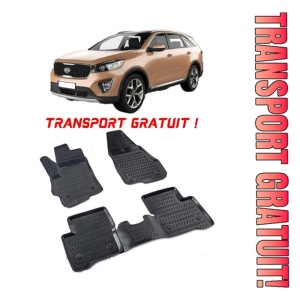 Kia Sorento III 2016-2020 Set 4 covorase auto din cauciuc tip tavita premium line 3D - Transport Gratuit!