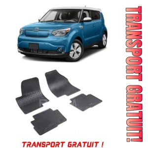 Kia Soul I, Hatchback, fabricat din 01.2009 - 02.2014, set covorase auto dedicate, din cauciuc 100% Premium - Transport Gratuit