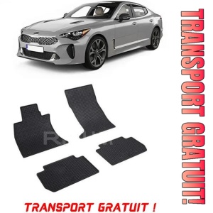 Kia Stinger, Sedan, fabricat din 10.2017 - Prezent, 4X4, set covorase auto dedicate, din cauciuc 100% Premium - Transport Gratuit