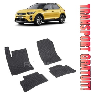 Kia Stonic, Suv, fabricat din 10.2017 - Prezent, set covorase auto dedicate, din cauciuc 100% Premium