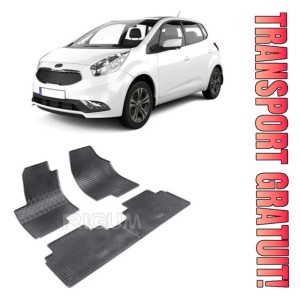 Kia Venga, Hatchback, fabricat din 2009 - 2019, set covorase auto dedicate, din cauciuc 100% Premium