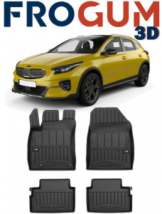 Kia Xceed, Suv, Din 09.2019 - Prezent , Set Covorase Auto Tip Tavita Premium 3D, din cauciuc accesorii pentru autoturismul tau - masina v170117