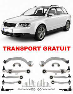 Kit complet de brate suspensie fata, compatibil cu Audi A4 B6 combi fabricat intre anii 2001-2004