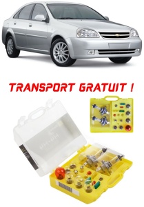 Kit trusa Set becuri H4 compatibila cu Chevrolet Optra din 2002 - 2013 , bec far, semnalizare , pozitie, iluminare numar, frana, plafoniera, stop frana