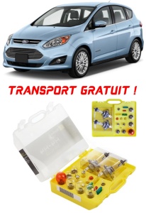 Kit trusa Set becuri H4 compatibila cu Ford C-Max Mk2 din 2010 - 2019 , bec far, semnalizare , pozitie, iluminare numar, frana, plafoniera, stop frana
