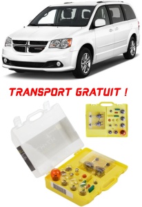 Kit trusa Set becuri H7 compatibila cu Dodge Grand Caravan din 2008 - 2020 , bec far, semnalizare , pozitie, iluminare numar, frana, plafoniera, stop frana