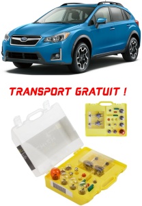 Kit trusa Set becuri H7 compatibila cu Subaru XV din 2017 - 2020 , bec far, semnalizare , pozitie, iluminare numar, frana, plafoniera, stop frana