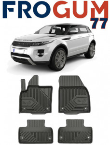 Land Rover Range Rover Evoque I Din 07.2011 - 03.2019, Suv , Set Covorase Auto Tip Tavita Premium 3D, din cauciuc accesorii pentru autoturismul tau - masina v166693