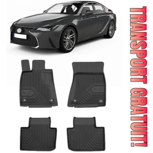 Lexus Is III Din 06.2013 - Prezent, Sedan , Set Covorase Auto Tip Tavita Premium 3D, din cauciuc