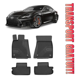 Lexus Rc200 Din 2014 - Prezent, Sedan , Set Covorase Auto Tip Tavita Premium 3D, din cauciuc