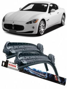 Maserati Gran Set 2 stergatoare parbriz Bosch Bosch Aerotwin compatibile cu Maserati Gran 2007-2012 (65 cm / 40 cm) accesorii pentru autoturismul tau - masina v119450