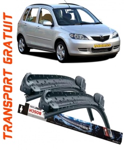 Mazda 2 Set 2 stergatoare parbriz Bosch Aerotwin 600/475mm compatibile cu Mazda 2 (DY) (2003-2007) (60 cm / 40 cm) accesorii pentru autoturismul tau - masina v117359