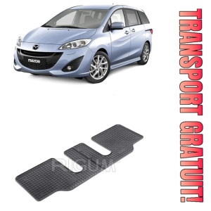 Mazda 5 I, Van, fabricat din 2005 - 09.2010, set covorase auto dedicate, din cauciuc 100% Premium