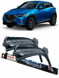 Mazda CX-3 Set 2 stergatoare parbriz Bosch Bosch Aerotwin compatibile cu Mazda CX-3 2015-2018 (53 cm / 45 cm) accesorii pentru autoturismul tau - masina v136362
