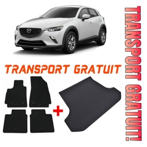 Mazda Cx-3 Suv din 06.2015 - Prezent, Set Covorase + tavita portbagaj auto Portbagaj Superior *1