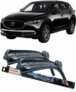 Mazda CX-5 Set 2 stergatoare parbriz Bosch Bosch Aerotwin compatibile cu Mazda CX-5 2011-2017 (60 cm / 45 cm) accesorii pentru autoturismul tau - masina v133979