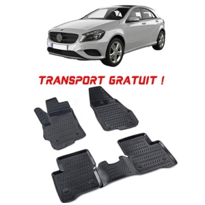 Mercedes A Class W176 2013-2018 Set 4 covorase auto din cauciuc tip tavita premium line 3D - Transport Gratuit! accesorii pentru autoturismul tau - masina v48830