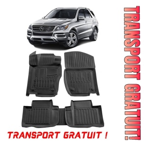 Mercedes Benz W164 Ml (2005-2011) Set covorase auto cauciuc G.Modern Line 3D transport gratuit