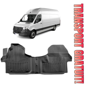 Mercedes Benz W907 Sprinter III (2018-2025) (1+2) Set covorase auto cauciuc G.Modern Line 3D