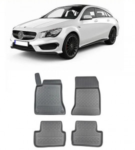 Mercedes Cla I, Combi, Din 01.2015 - 08.2019 , Set Covorase Auto Tip Tavita Premium 3D, din cauciuc accesorii pentru autoturismul tau - masina v173784