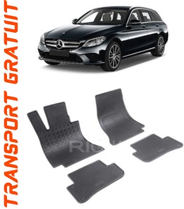 Mercedes Clasa C W205, Combi, fabricat din 10.2014 - 02.2021, set covorase auto dedicate, din cauciuc 100% Premium accesorii pentru autoturismul tau - masina v155834