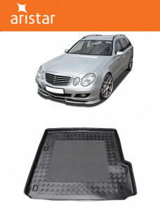 Mercedes clasa E W211 Combi din 2003 - 10.2009, Tavita Pentru Portbagaj Lux Premium Dedicata, Cu Navigatie *2 accesorii pentru autoturismul tau - masina v193622