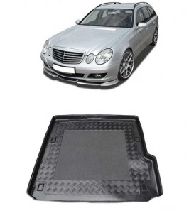 Mercedes clasa E W211 Combi din 2003 - 10.2009, Tavita Pentru Portbagaj Lux Premium Dedicata, Cu Navigatie *2 accesorii pentru autoturismul tau - masina v193623