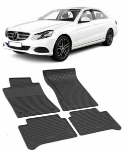 Mercedes Clasa E W211, Sedan, fabricat din 2002 - 02.2009, W210, set covorase auto dedicate, din cauciuc 100% Premium accesorii pentru autoturismul tau - masina v160583